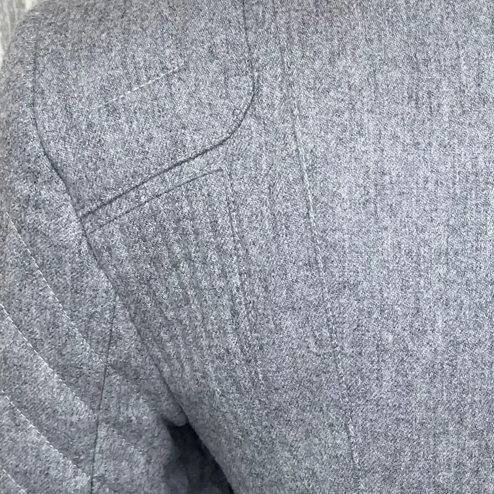 Ralph Lauren Grey Cashmere Blend Moto Jacket - Picture 6 of 16